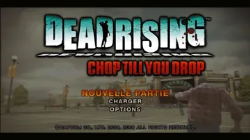 Dead Rising- Chop Till You Drop screen shot title